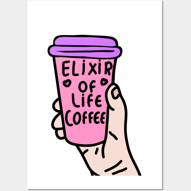 Elixir Of Life Coffee Wall Art by CAFFEIN